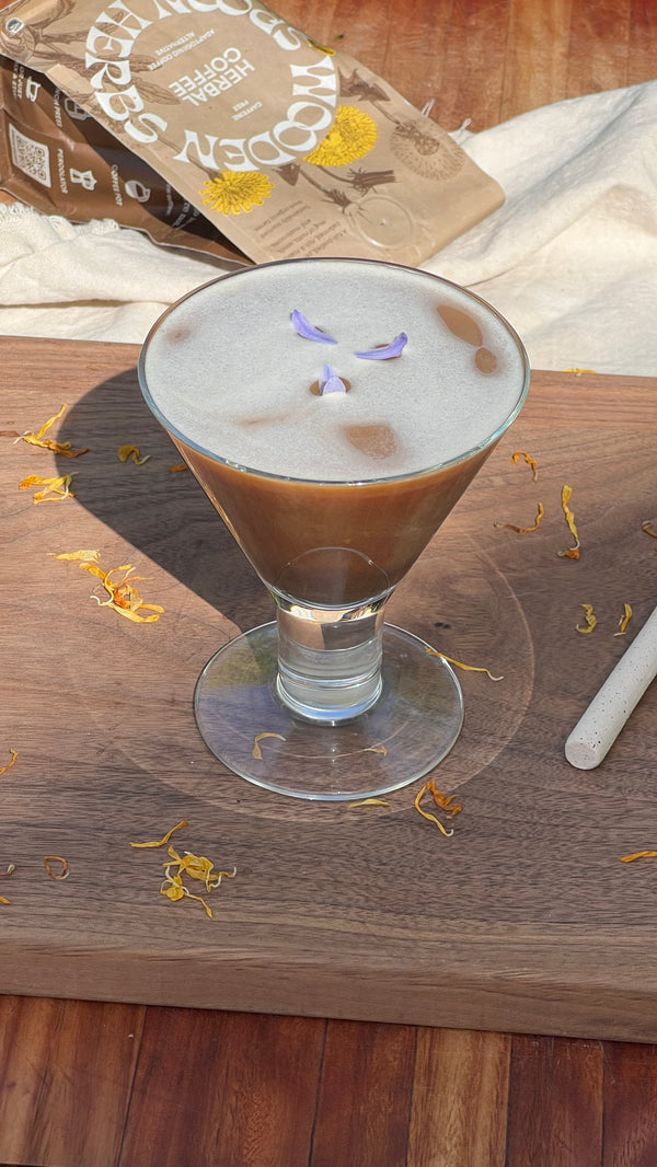 Recipe: 0% ABV Mushroom Coffee Martini